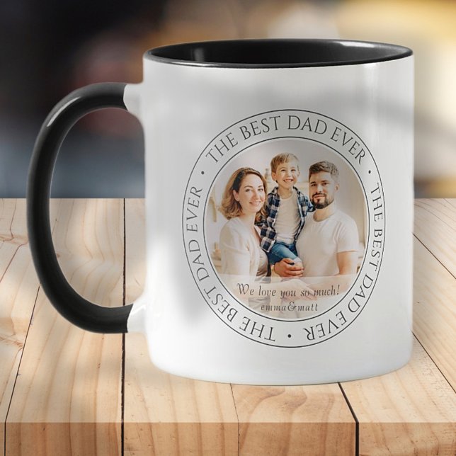 Taza La mejor foto clásica del padre de la historia (Subido por el creador)