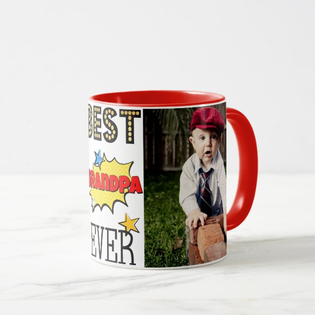 Taza La mejor foto siempre de encargo del abuelo (Anverso derecho)