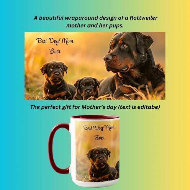 Taza La mejor madre del perro (Subido por el creador)