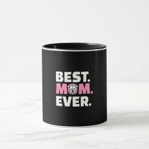Taza La mejor madre del perro alguna vez amante del Bul