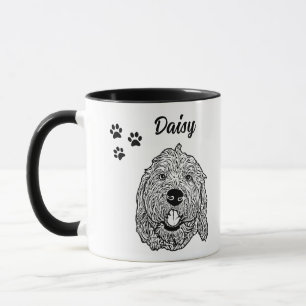 Taza La mejor madre del perro alguna vez Goldendoodle D