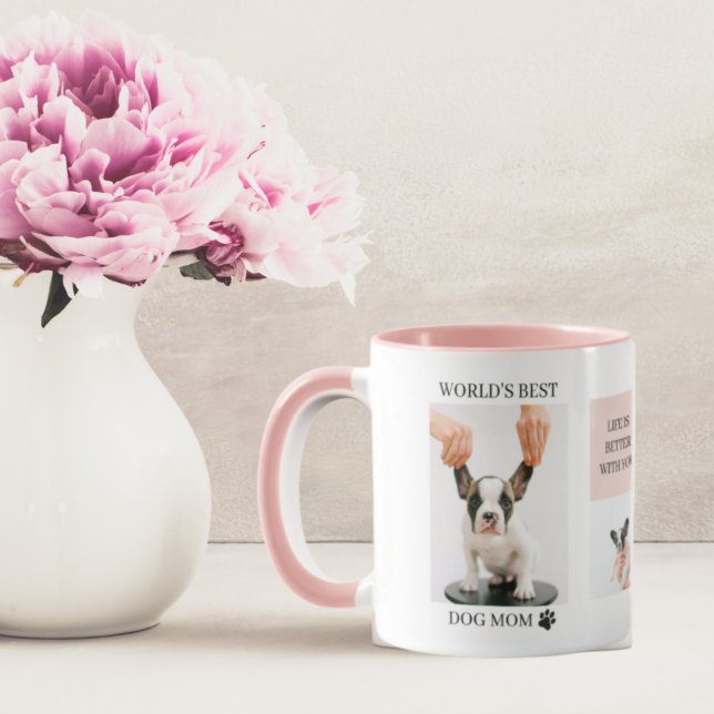 Taza La mejor madre del perro del mundo | Fotografía de (Subido por el creador)