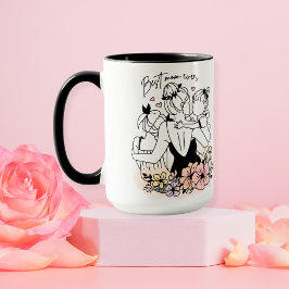 Taza La mejor madre, mamá, personalizados y flores