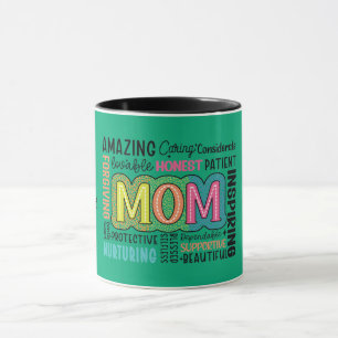 Taza La mejor madre nutriendo inspirador y personalizad