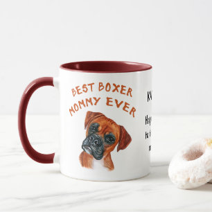 Taza La mejor mamá Boxer jamás personalizado Mug