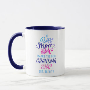 Taza La mejor MAMÁ convierte a la mejor abuela en perso