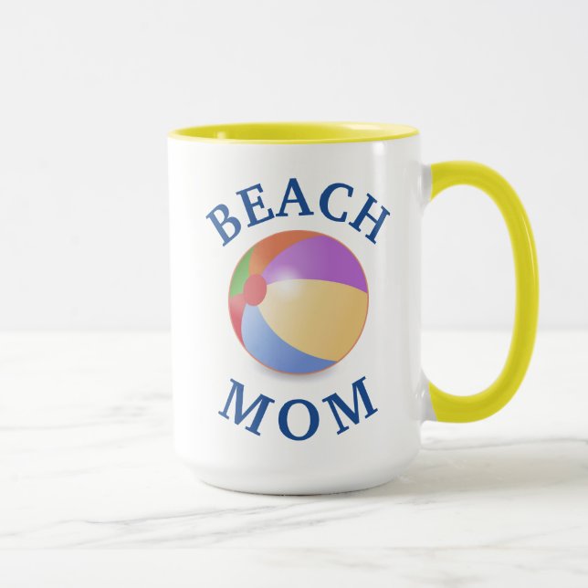 Taza ¡La mejor "MAMÁ DE PLAYA"! Día de la madre (Derecha)