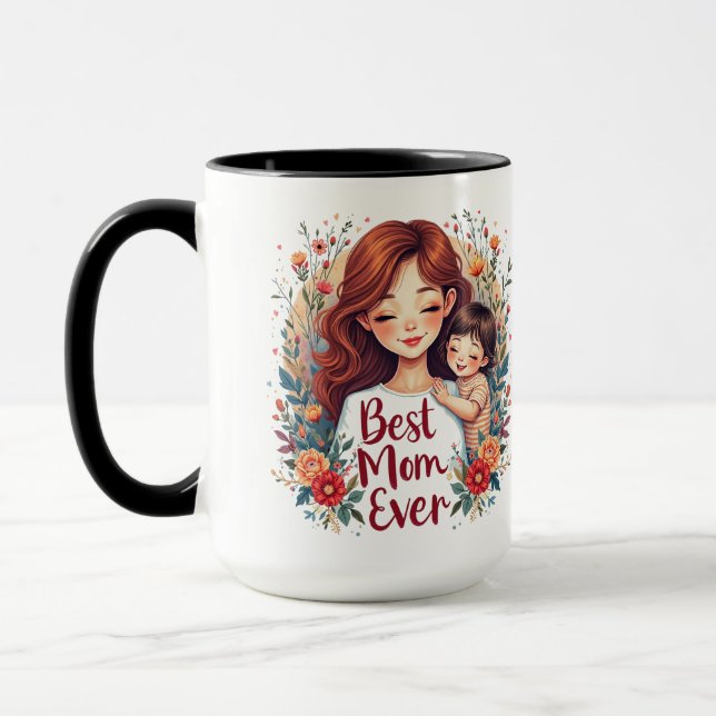 Taza La mejor mamá de todos los tiempos (Izquierda)