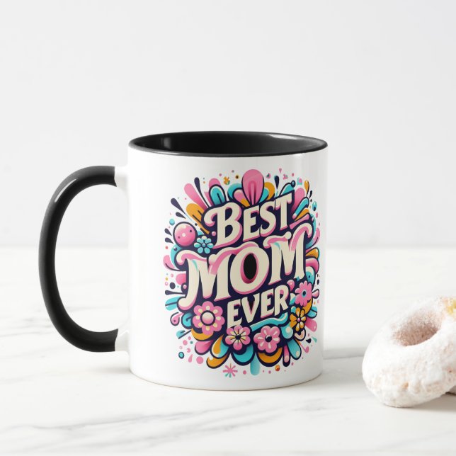 Taza La mejor mamá de todos los tiempos (Con donut)