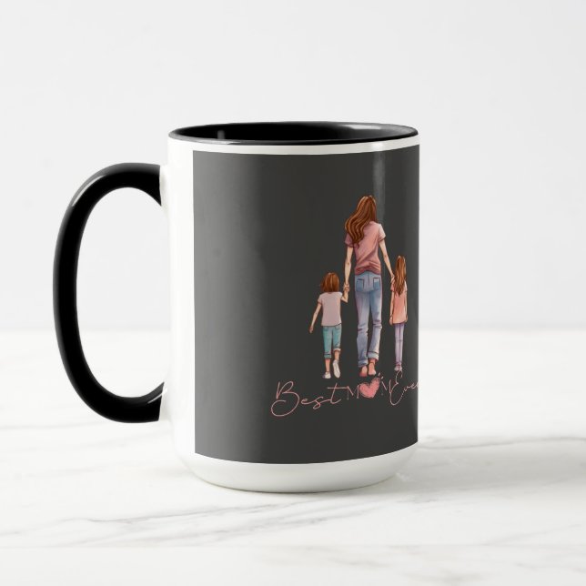 Taza La mejor mamá de todos los tiempos | DÍA DE LA MAD (Izquierda)