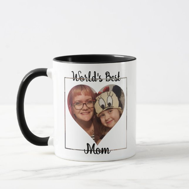 Taza La mejor mamá del mundo personalizada (Izquierda)