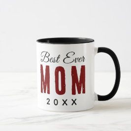 Taza La Mejor Mamá Desde 20XX Moderno Simple Elegante