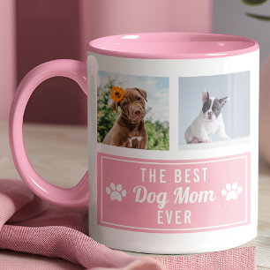 Taza La Mejor Mamá Perro de Todos los Tiempos Foto Coll