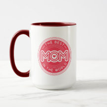 La Mejor Mamá Tipografía Moderna Magenta Rosa