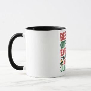 Taza La mejor Navidad Regalo Llega Junio 2026  