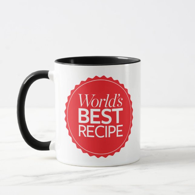 Taza La mejor receta del mundo (Izquierda)