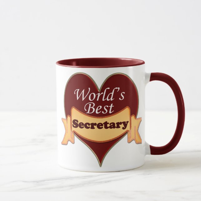 Taza La mejor secretaria del mundo (Derecha)