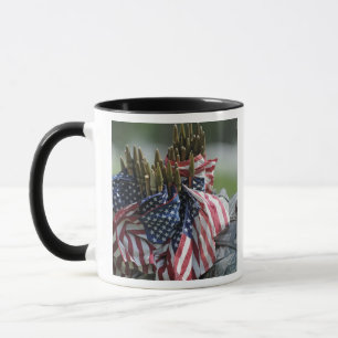 Taza La mochila de un soldado del ejército