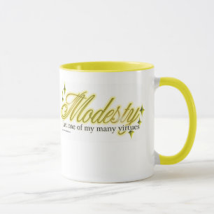 Taza La modestia es una virtud