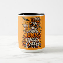 "La momia necesita café."