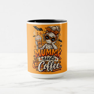 Taza "La momia necesita café."