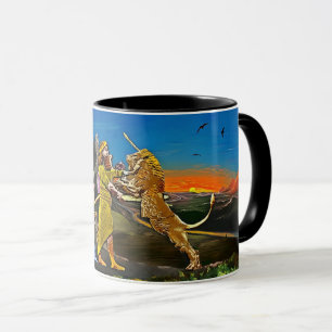 Taza La muerte del cazador de leones