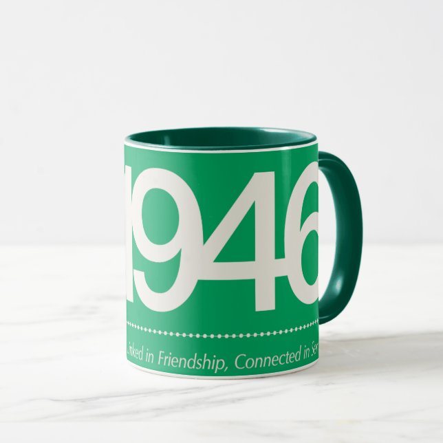 Taza La Mug del Patrimonio de Amistad y Servicio (Anverso derecho)