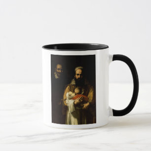 Taza La mujer barbuda que amamanta, 1631