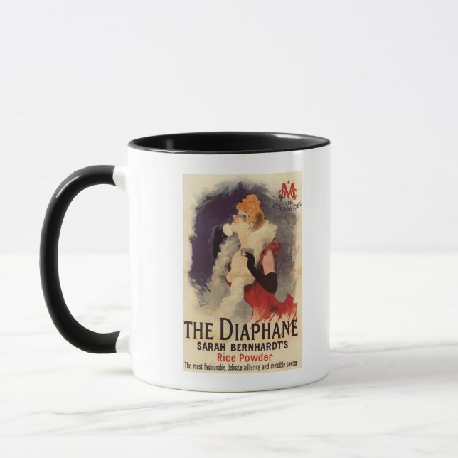 Taza La mujer de La Diaphane Powder Face Promo Poster (Izquierda)