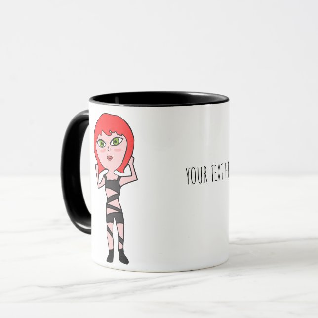 TAZA LA MUJER EDITABLE (Anverso izquierdo)