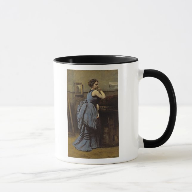 Taza La mujer en el azul, 1874 (Derecha)