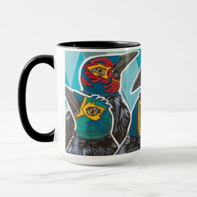 Taza La "multitud de Grackles" asalta (Izquierda)