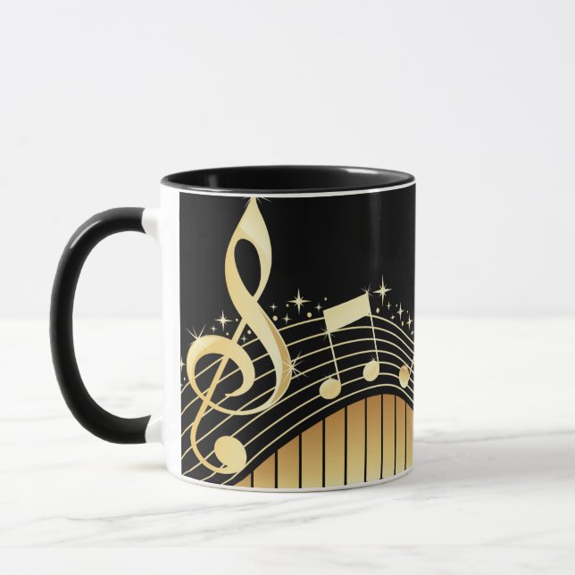 Taza La música es la magia del café del alma (Izquierda)