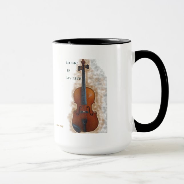 Taza La música es mi música de vida (Derecha)