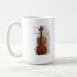 Taza La música es mi música de vida