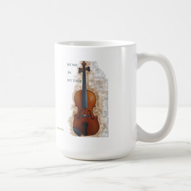 Taza La música es mi música de vida (Derecha)