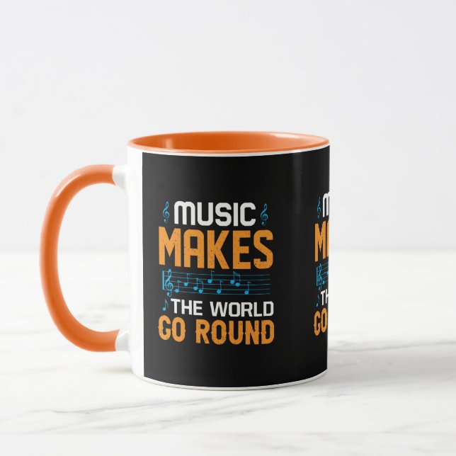 Taza La música hace que el mundo gire (Izquierda)