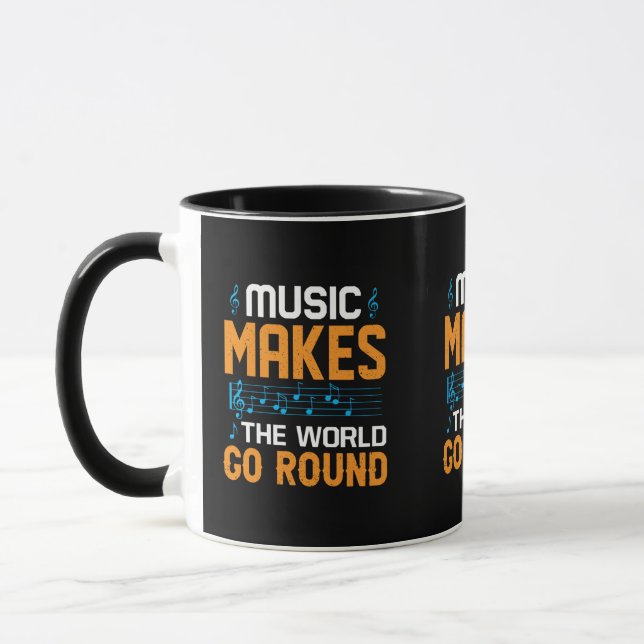 Taza La música hace que el mundo gire (Izquierda)