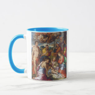 Taza La natividad, 1534 (aceite en el panel)