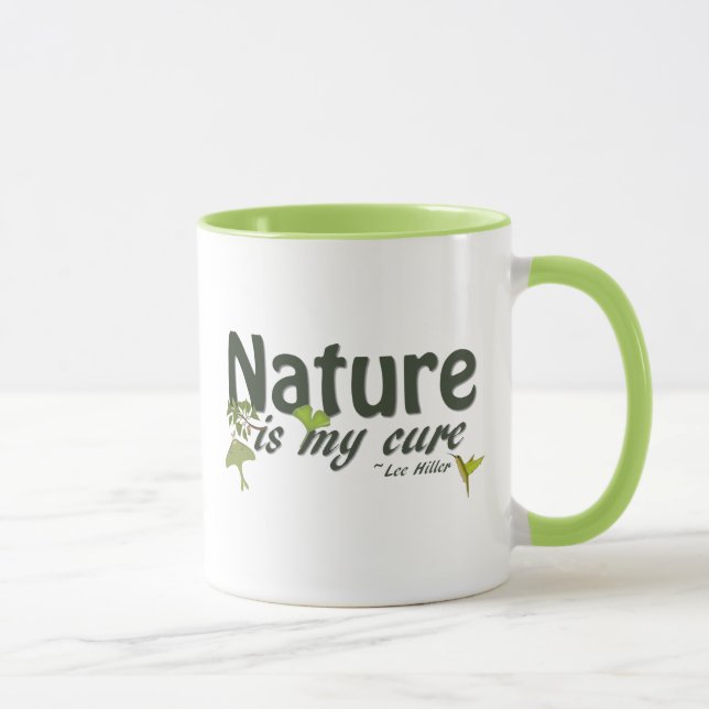 Taza La naturaleza es mi Cure Cure Combo Mug (Derecha)