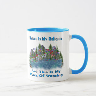 Taza La naturaleza es mi religión