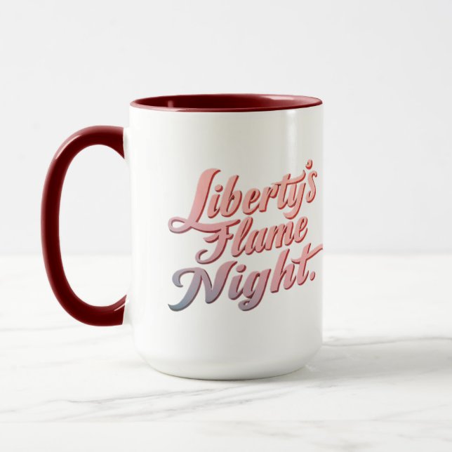 Taza La noche de la llama de la libertad (Izquierda)