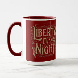 Taza La noche de la llama de la libertad
