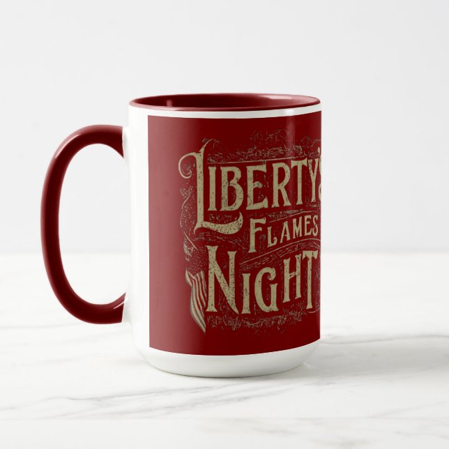 Taza La noche de la llama de la libertad (Izquierda)