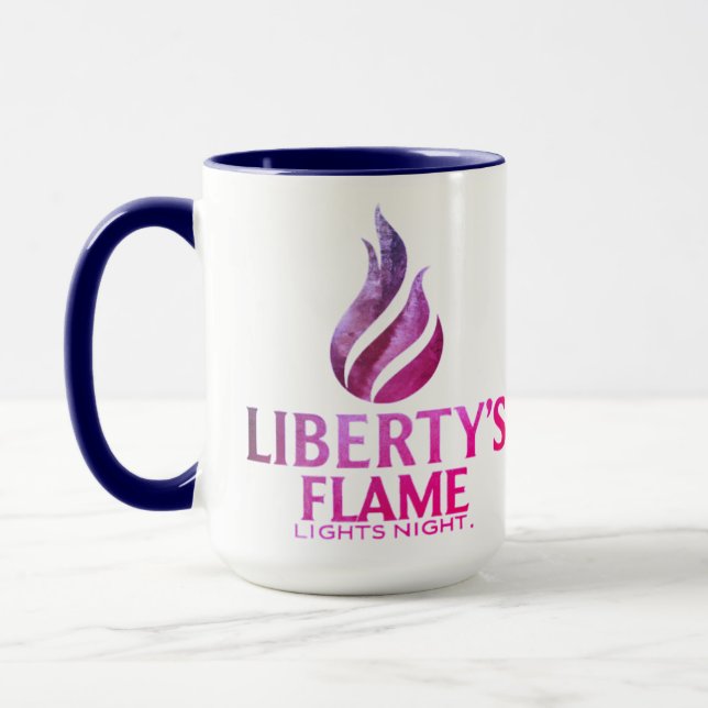 Taza La noche de las luces de la llama de la libertad (Izquierda)