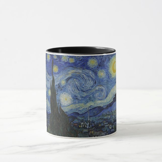 Taza La noche estrellada (Vincent van Gogh) (arte famos (Centro)