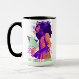 Taza La novia de nadie "auto amor" gótico