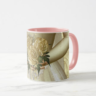 Taza La novia "el suyo" boda (de marfil)