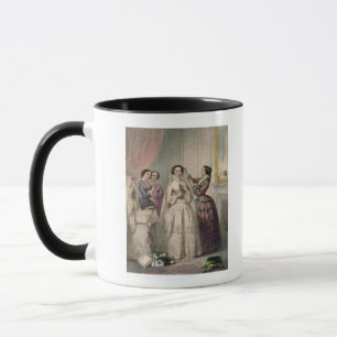 Taza La novia, grabada por J. Battannier, 1852-53