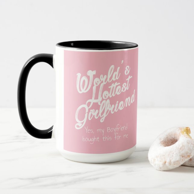 Taza La novia más caliente del mundo (Con donut)